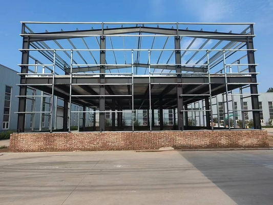 Корозия двойных зданий металла этажа Q235B Q345B стальных Prefab анти-