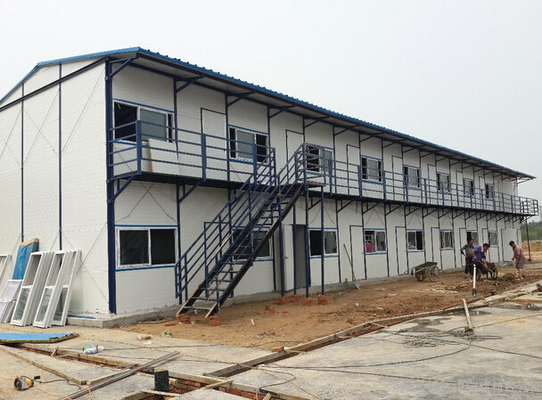 Высокопрочный светлый дом железного каркаса датчика Prefab для защиты от огня мастерской