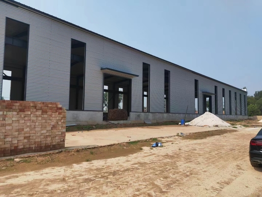 Prefab строя горячее погружение гальванизировало мастерскую стальной структуры для промышленной пользы