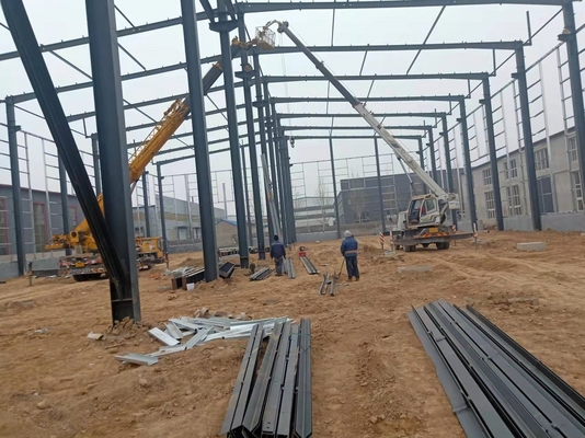 Здания железного каркаса LANGE звукоизоляционные полуфабрикат подгоняли Prefab дома фермы