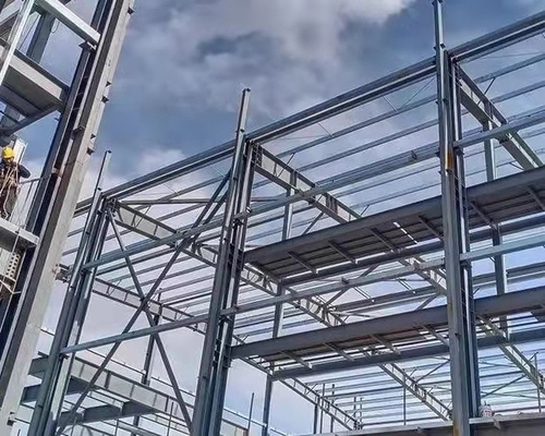 Кабины железного каркаса офиса склада OEM наборы огнеупорной Prefab полуфабрикат домашние