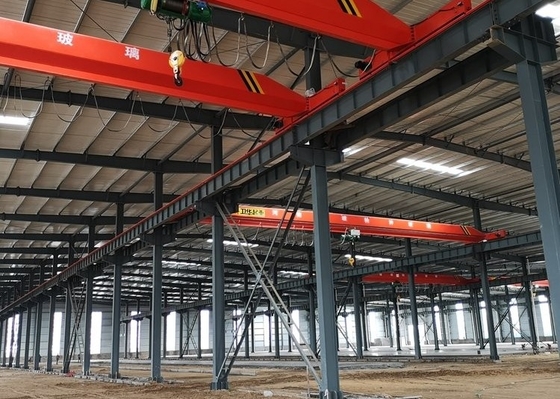Дома структуры стали мастерской крана Prefab металла CE обрамляя