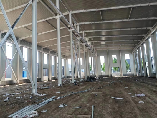 Промышленная конструкция Prefab рамки Q235 Q355 стальная для склада