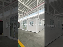 20-футовый белый контейнерный дом с ванной